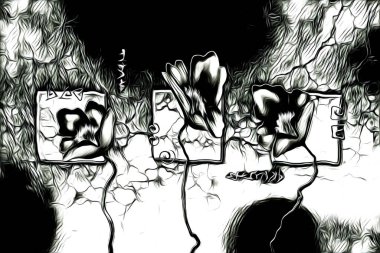 Resim resimli klasik arkaplan