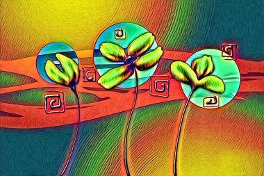 Resim resimli klasik arkaplan