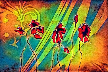 Resim resimli klasik arkaplan