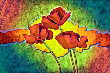 Resim resimli klasik arkaplan