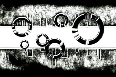 soyut renk tasarımı resim çizimi eskiz retro vintage