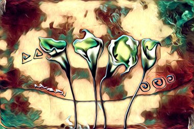 Resim resimli klasik arkaplan