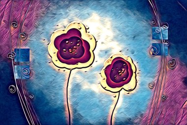 Resim resimli klasik arkaplan