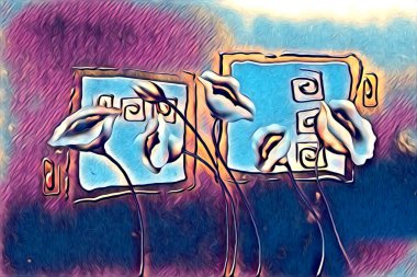 Resim resimli klasik arkaplan