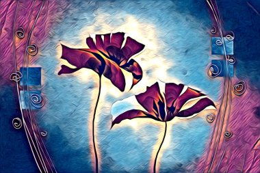 Resim resimli klasik arkaplan