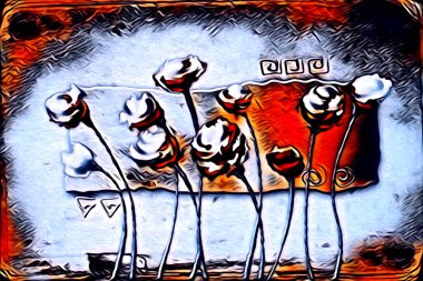 Resim resimli klasik arkaplan