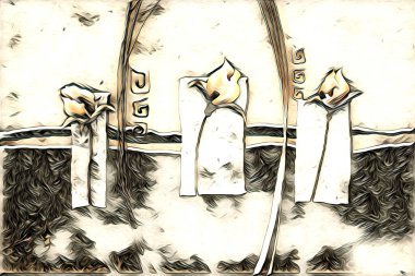 Resim resimli klasik arkaplan