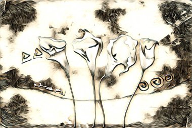 Resim resimli klasik arkaplan