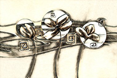 Resim resimli klasik arkaplan