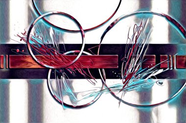 soyut renk tasarımı resim çizimi eskiz retro vintage