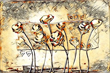 Resim resimli klasik arkaplan