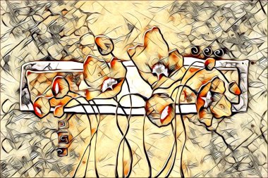 Resim resimli klasik arkaplan