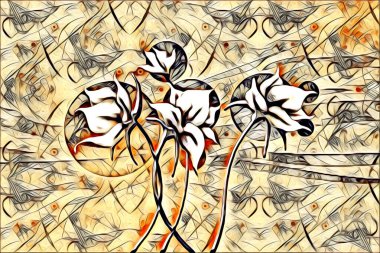 Resim resimli klasik arkaplan