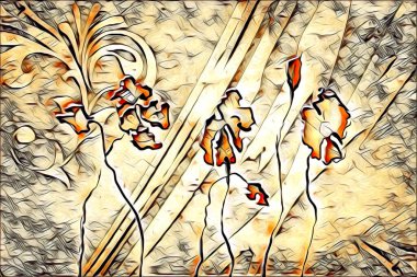 Resim resimli klasik arkaplan