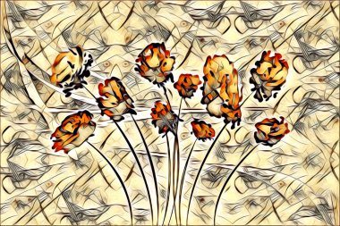 Resim resimli klasik arkaplan