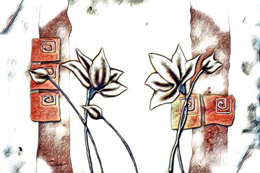 Resim resimli klasik arkaplan