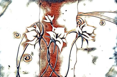 Resim resimli klasik arkaplan