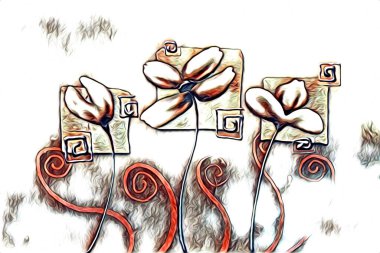 Resim resimli klasik arkaplan