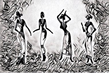 soyut renk tasarımı resim çizimi eskiz retro vintage