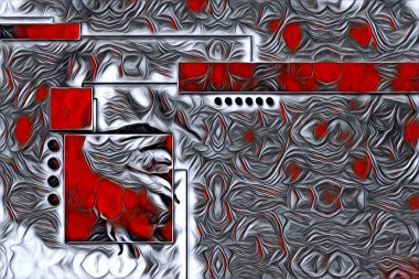 soyut renk tasarımı resim çizimi eskiz retro vintage