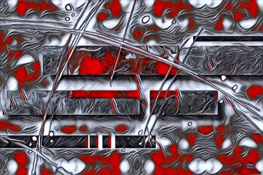 soyut renk tasarımı resim çizimi eskiz retro vintage