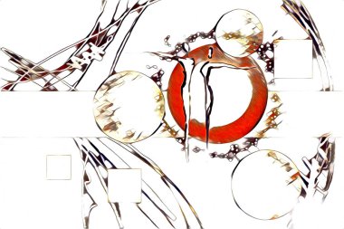 Afrikalı etnik retro vintage çizim çizimi