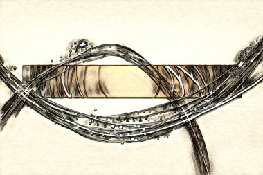 soyut renk tasarımı resim çizimi eskiz retro vintage