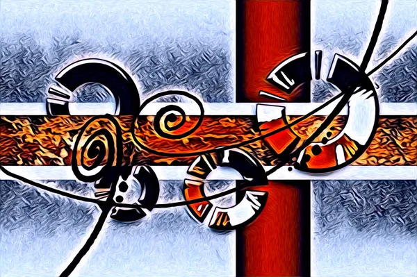 soyut renk tasarımı resim çizimi eskiz retro vintage