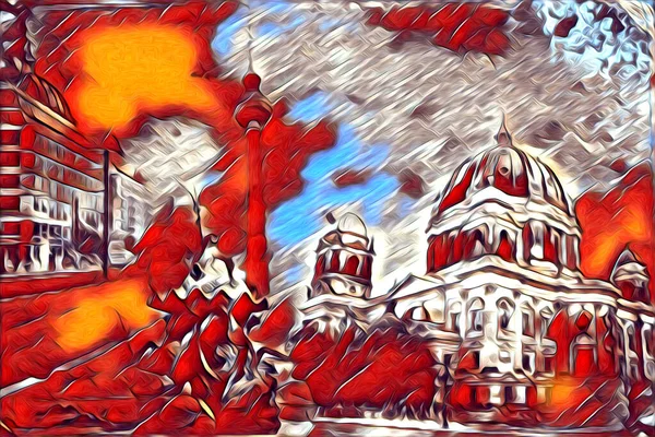 Berlin sanat eskizi çizimi eğlenceli tasarım antika retro