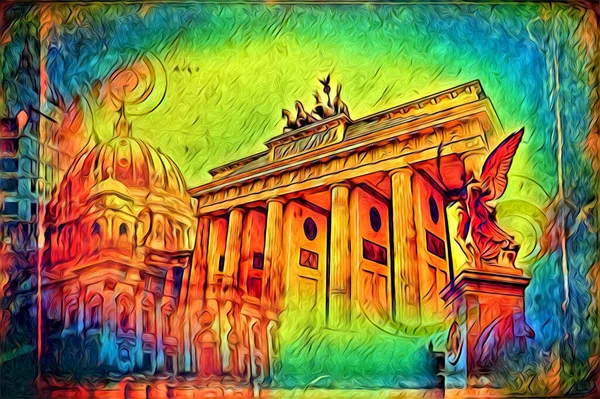 Berlin sanat eskizi çizimi eğlenceli tasarım antika retro