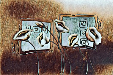 Resim resimli klasik arkaplan