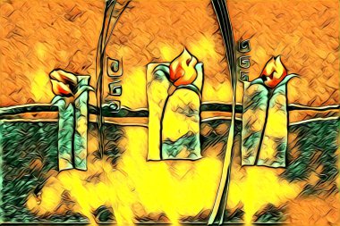 Resim resimli klasik arkaplan