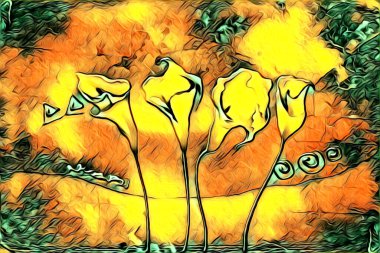 Resim resimli klasik arkaplan