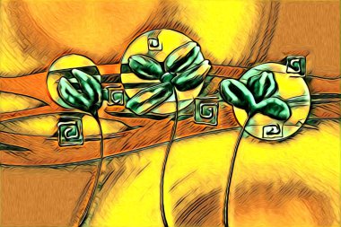 Resim resimli klasik arkaplan