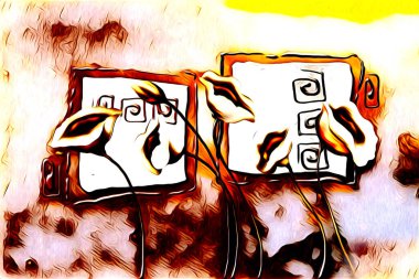 Resim resimli klasik arkaplan