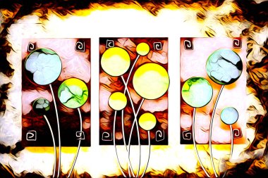 Resim resimli klasik arkaplan