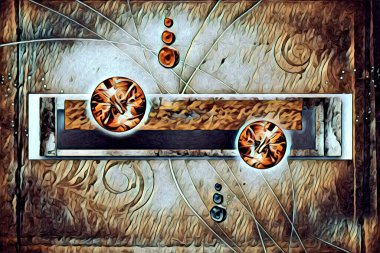 soyut renk tasarımı resim çizimi eskiz retro vintage