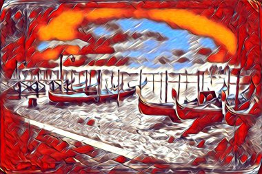 Venedik sanat eskizi çizimi eğlenceli tasarım antika retro