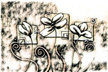 Resim resimli klasik arkaplan