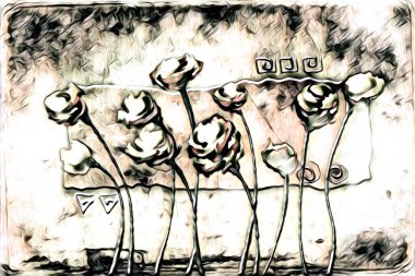 Resim resimli klasik arkaplan