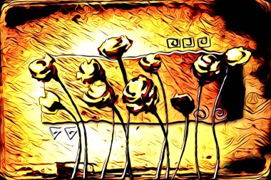 Resim resimli klasik arkaplan