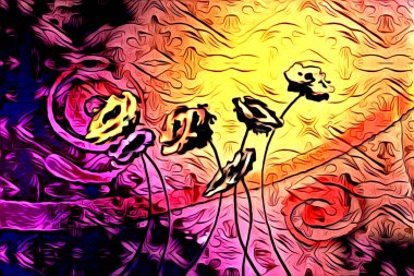 Resim resimli klasik arkaplan