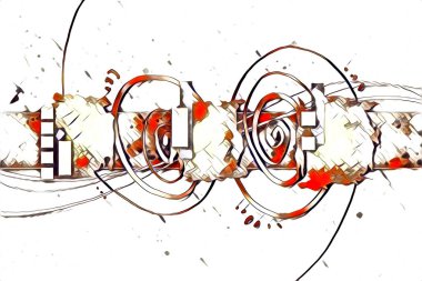 soyut renk tasarımı resim çizimi eskiz retro vintage