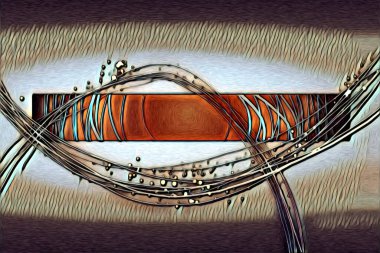 soyut renk tasarımı resim çizimi eskiz retro vintage