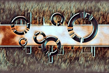 soyut renk tasarımı resim çizimi eskiz retro vintage