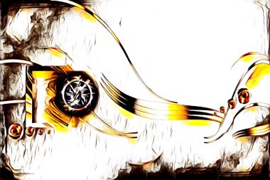 soyut renk tasarımı resim çizimi eskiz retro vintage