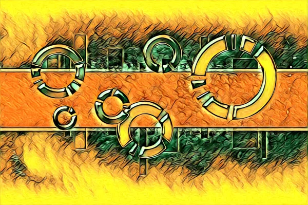 soyut renk tasarımı resim çizimi eskiz retro vintage