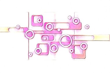 soyut renk tasarımı resim çizimi eskiz retro vintage