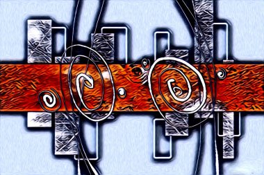 soyut renk tasarımı resim çizimi eskiz retro vintage