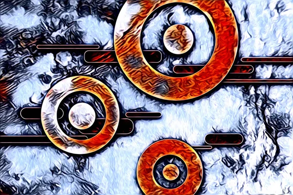 soyut renk tasarımı resim çizimi eskiz retro vintage